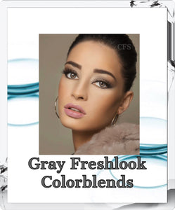 Gray Freshlook Colorblends Colored Contact Lenses