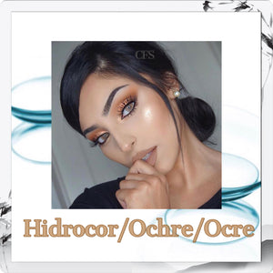 FreshGo Hidrocor Ochre Contact Lenses - Fashion For Your Eyes by Couture Fashion Source