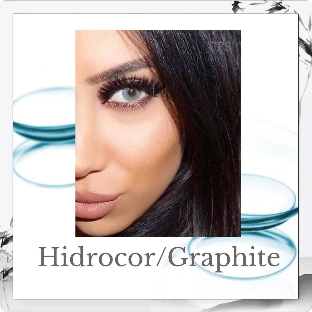 FreshGo Hidrocor Graphite Contact Lenses - Fashion For Your Eyes by Couture Fashion Source